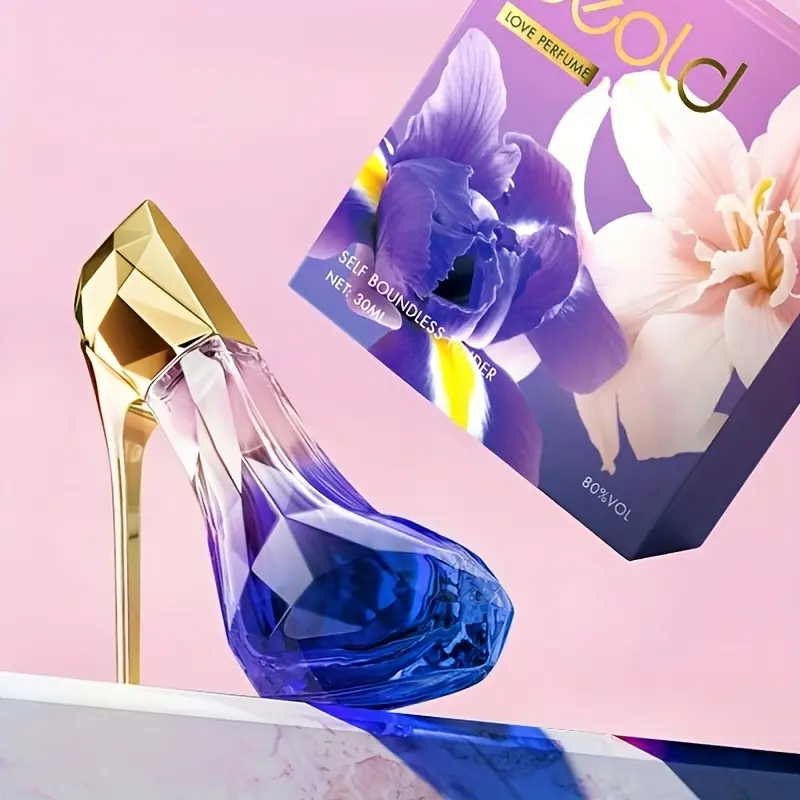 1.01 fl oz Self Boundless High Heel Shoes Perfume, Wooden Flower Tone Women'S Perfume, with Fragrant Flowers, Suitable for Daily, Travel And Holiday Gifts summervibes,, Single Item