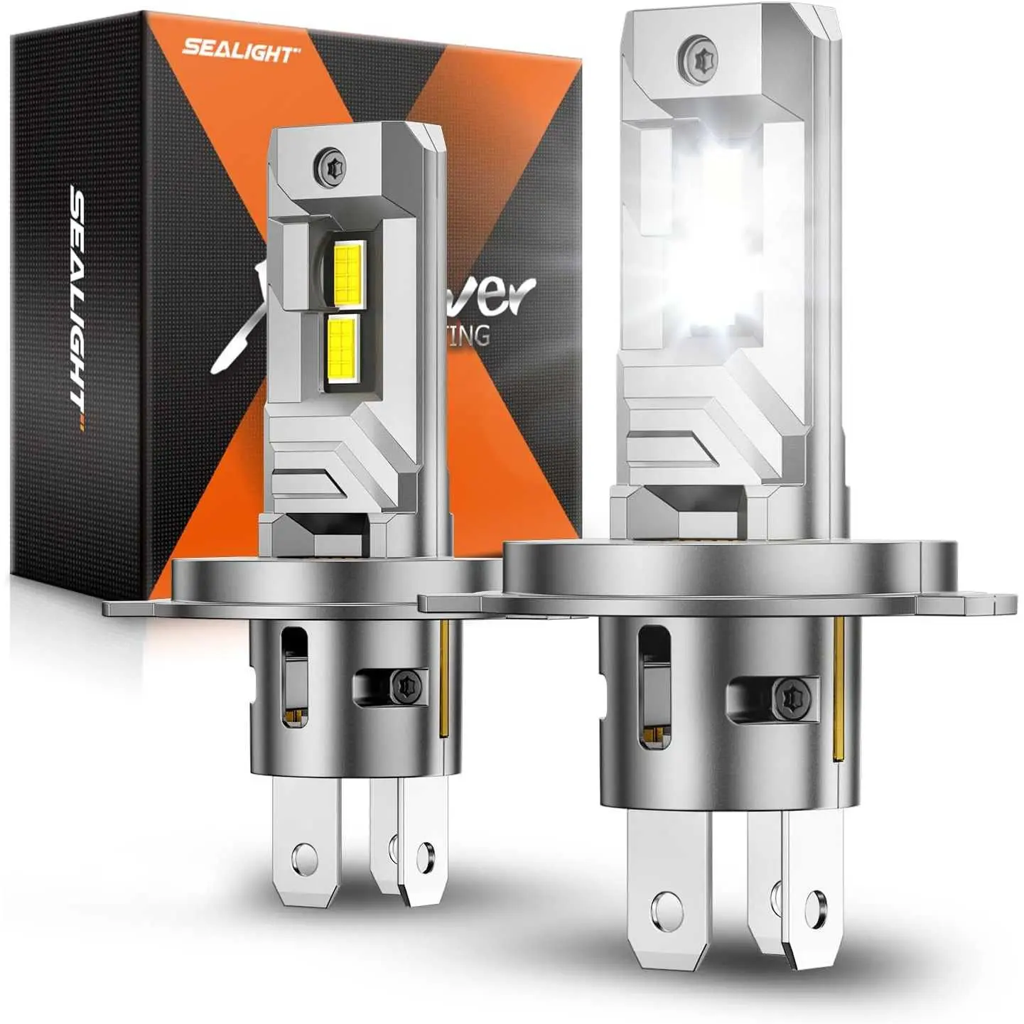 2009 Kia Sportage 9003/H4/HB2 80W 6500K White IP68 LED Headlight Bulbs 2PCS SEALIGHT X1S
