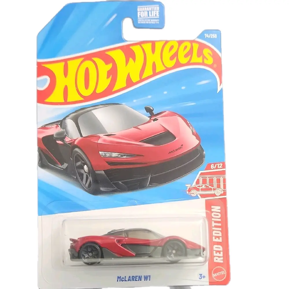 Hot Wheels McLaren W1 Red Edition 6/12 Series 14/150 Collectible Die-Cast Car Model for Kids Ages 3+