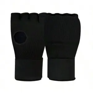 Boxing Hand Wraps, 1 Pair Long Wrist Straps, Elasticated Padded Fist Under Mitts Protection, Muay Thai MMA Kickboxing Martial Arts Punching Training Bandages