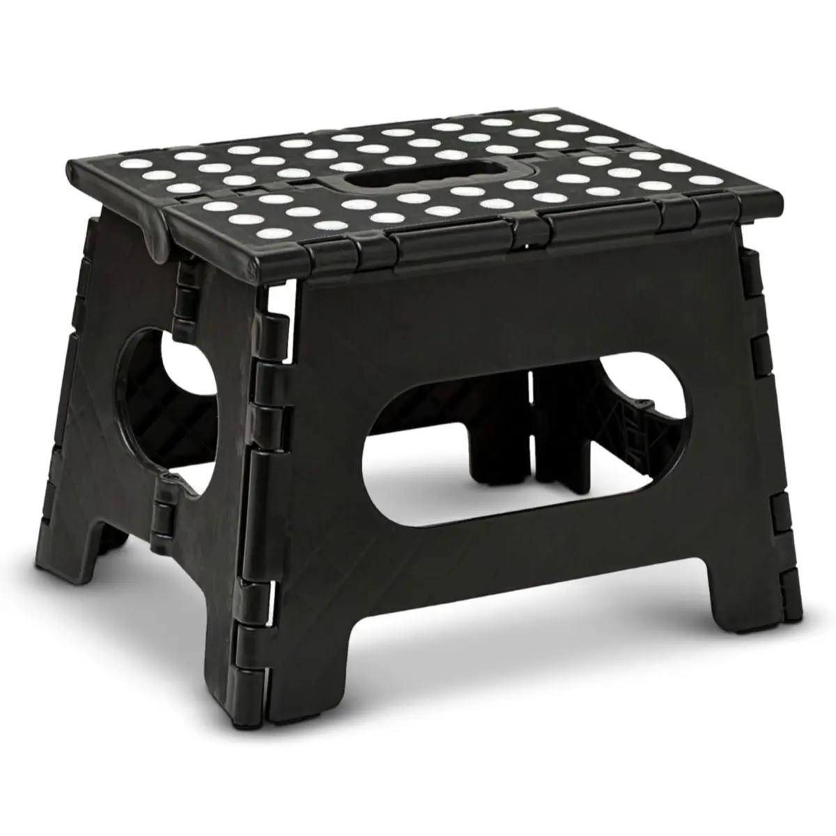Folding Step Stool, The Lightweight Step Stool, Sturdy Enough to Support Adults & Safe Enough for Kids, Opens Easy with One Flip