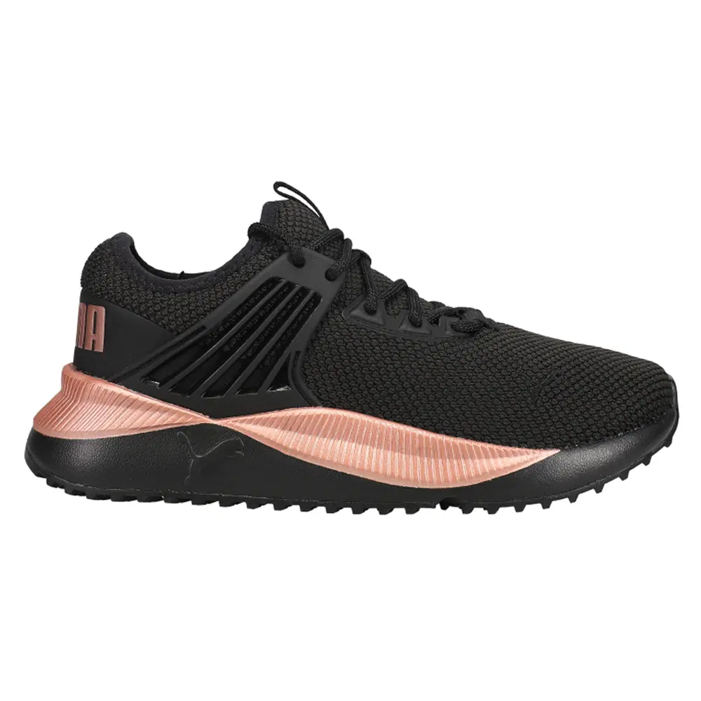 PUMA Womens Pacer Future Lux Lace Up Sneakers Shoes Casual - Black