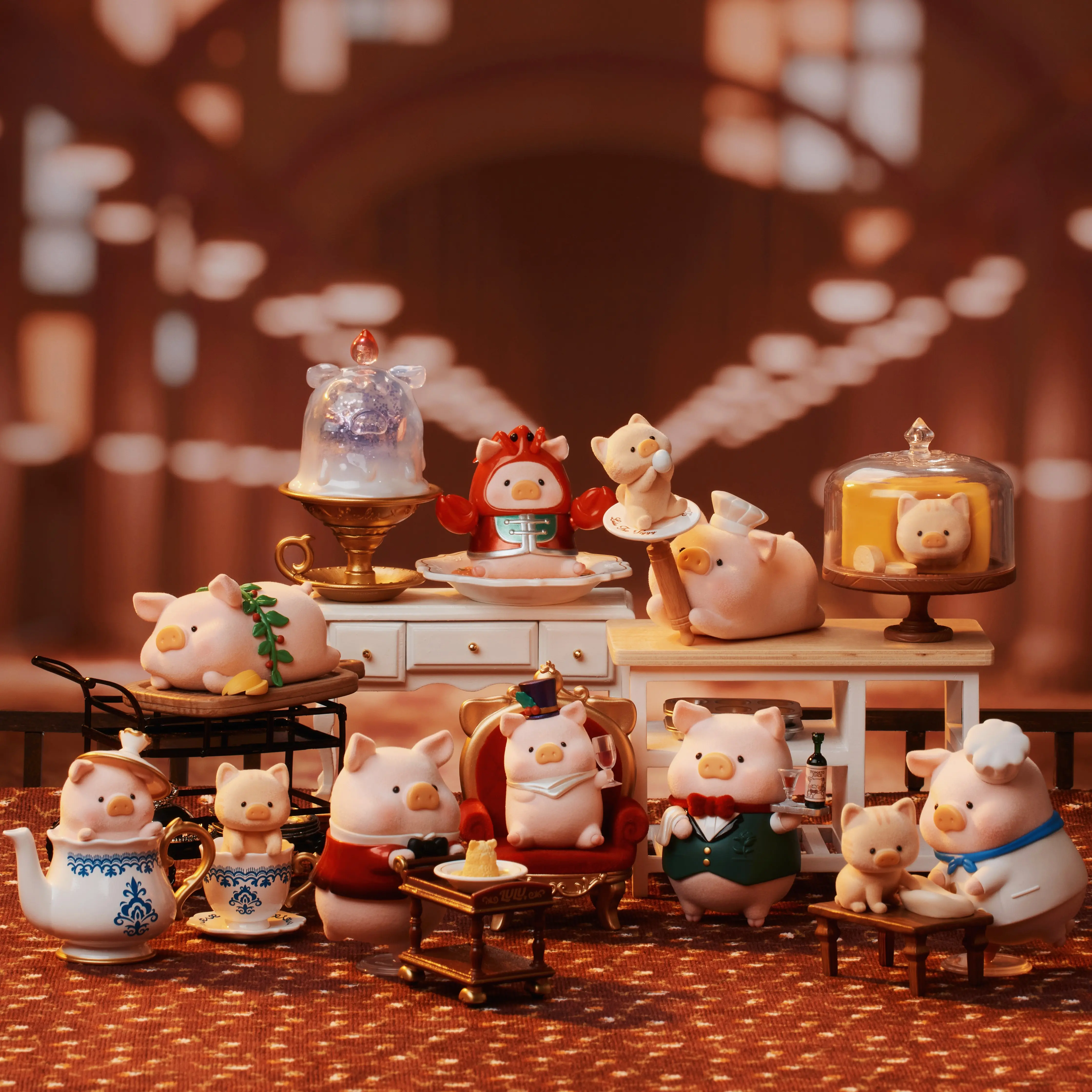 Lulu The Piggy - Pigchelin Restaurant Series, Blind Boxes, Mystery Box, Cute Figurines, Collectible Toys