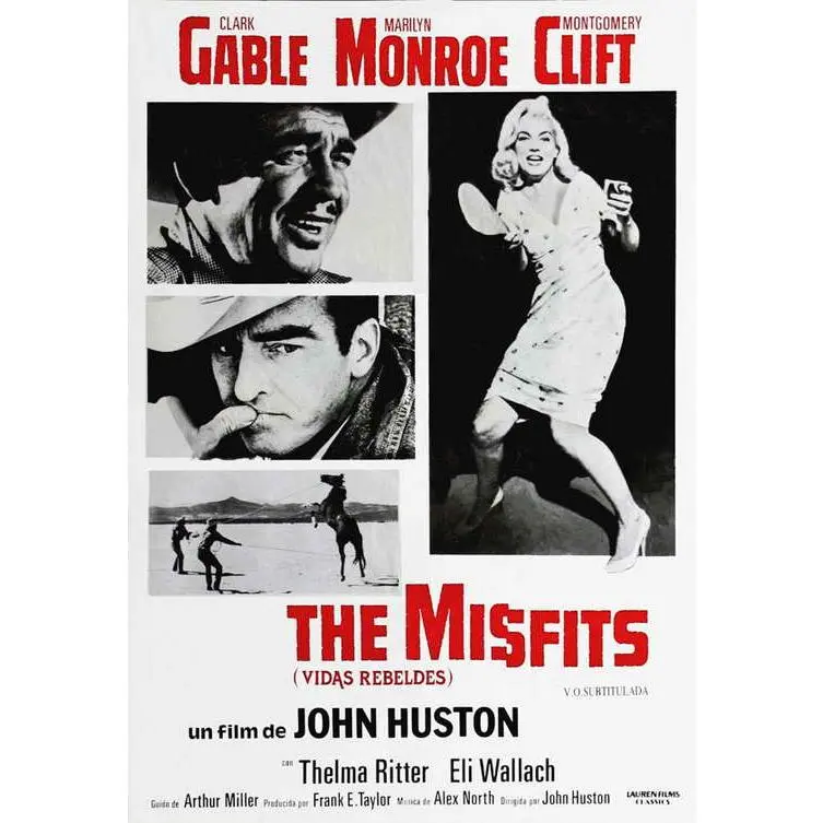 The Misfits Movie Poster Print (11 x 17)