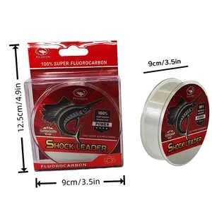 Durable Ice Fishing Line Nylon Fish Line, Transparent High Stretch Strength Smooth Fluorocarbon Coating, Suitable for Freshwater and Saltwater Fishing, Fishing Gear, Fishing Equipment
