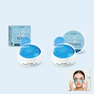 Collagen & Retinol Under Eye Mask Bundle, Under Eye Patches, 2 Boxes Moisturizing Gel Masks, Deep Hydrating Eye Care Mask, Eye Care Product for Women & Men