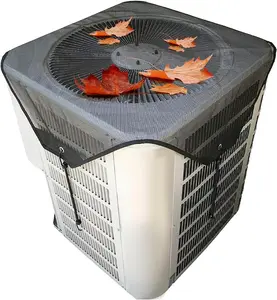 26'' X 26'' Central Air Conditioner Cover for Outside Units,Top Universal AC Unit Mesh Cover Outdoor,Breathable AC Condenser Covers for All Seasons
