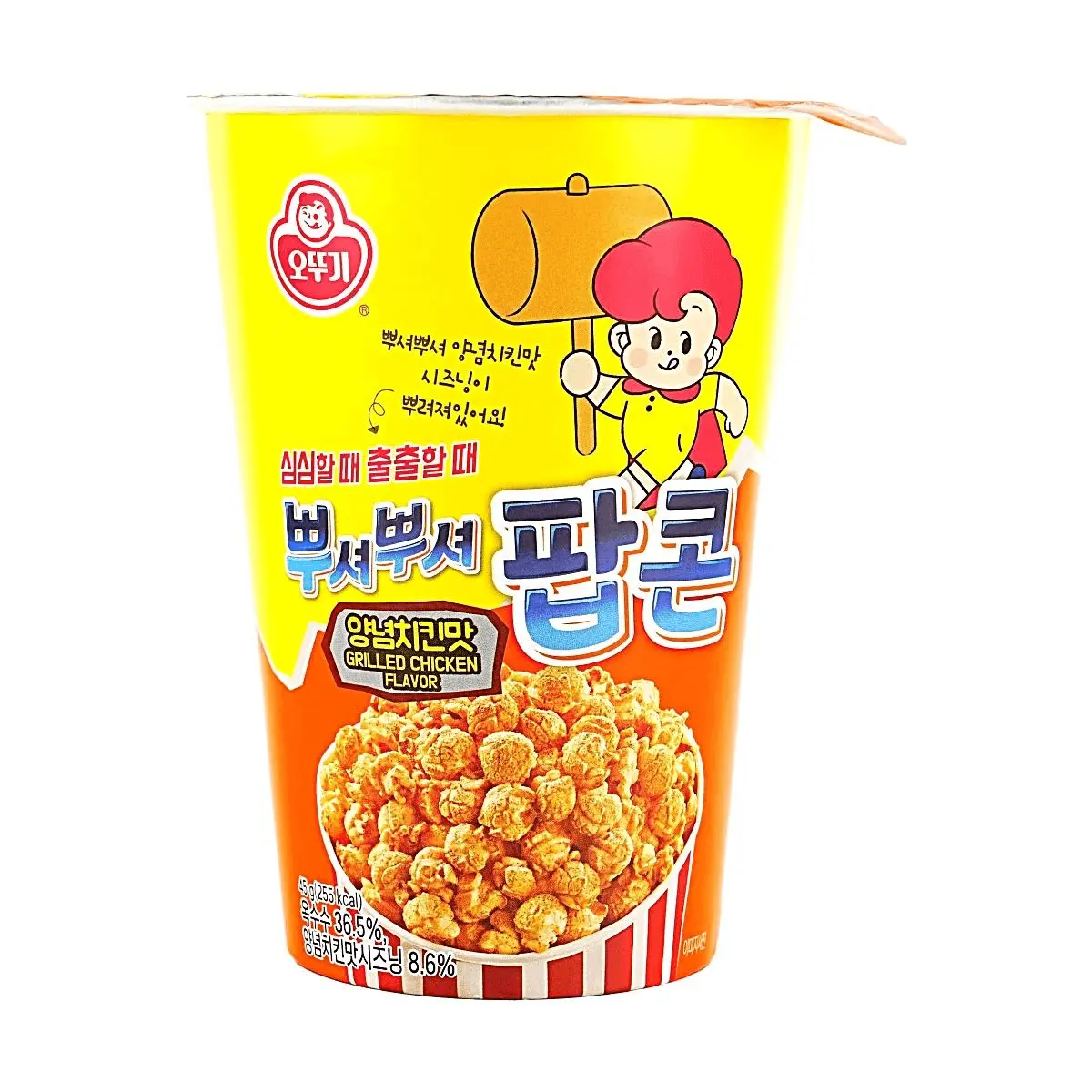 Ottogi Korean Crispy Popcorn Chicken Flavor 45g - Savory Snack for TikTok Ottogi Korean Crispy Popcorn Chicken Flavor 45g - Savory Snack for TikTok