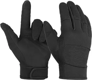 OZERO Work Gloves for Men Women: Mechanic Glove Touchscreen Firm Grip Dexterity Light Duty Gloves for Gardening Construction