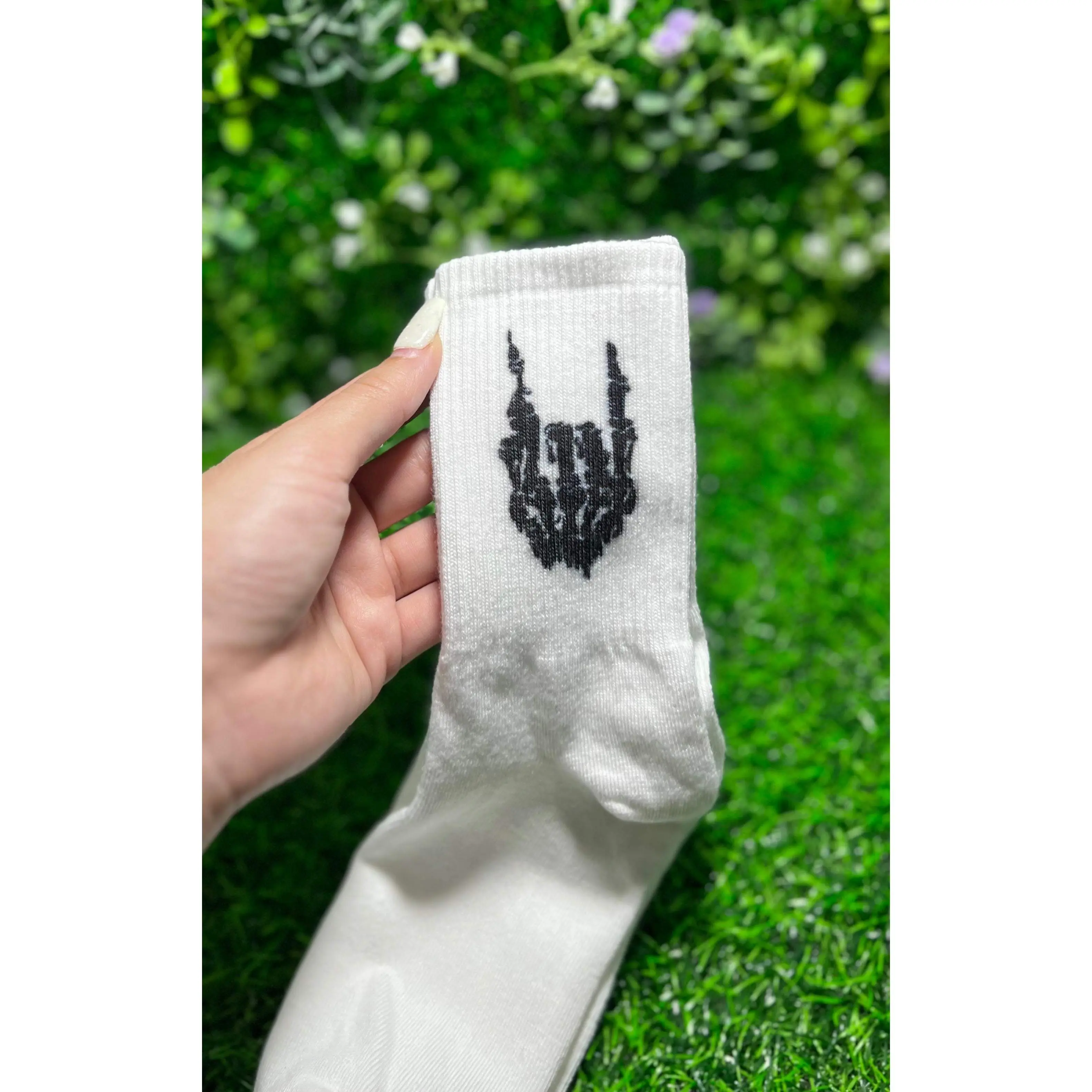 Skeleton Hand Socks