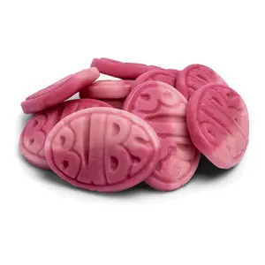 Bubs Swedish Candy - Strawberry Pomegranate Foam Ovals - 1/2 LB - Vegan BonBon - Sweet, Snack swedish candy swedish  candy