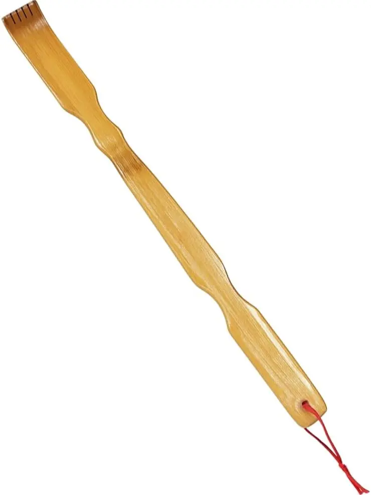 Bamboo Wood Backscratcher Back Scratcher Rake Itching Relief Body Relaxation Massager Extra Long 16.6 inches (1)