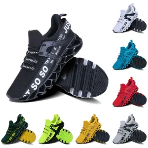 Fashion Men's Breathable Mesh Running Shoes,Outdoor Sports Shoes Non Slip Tennis Shoes Casual Trainers