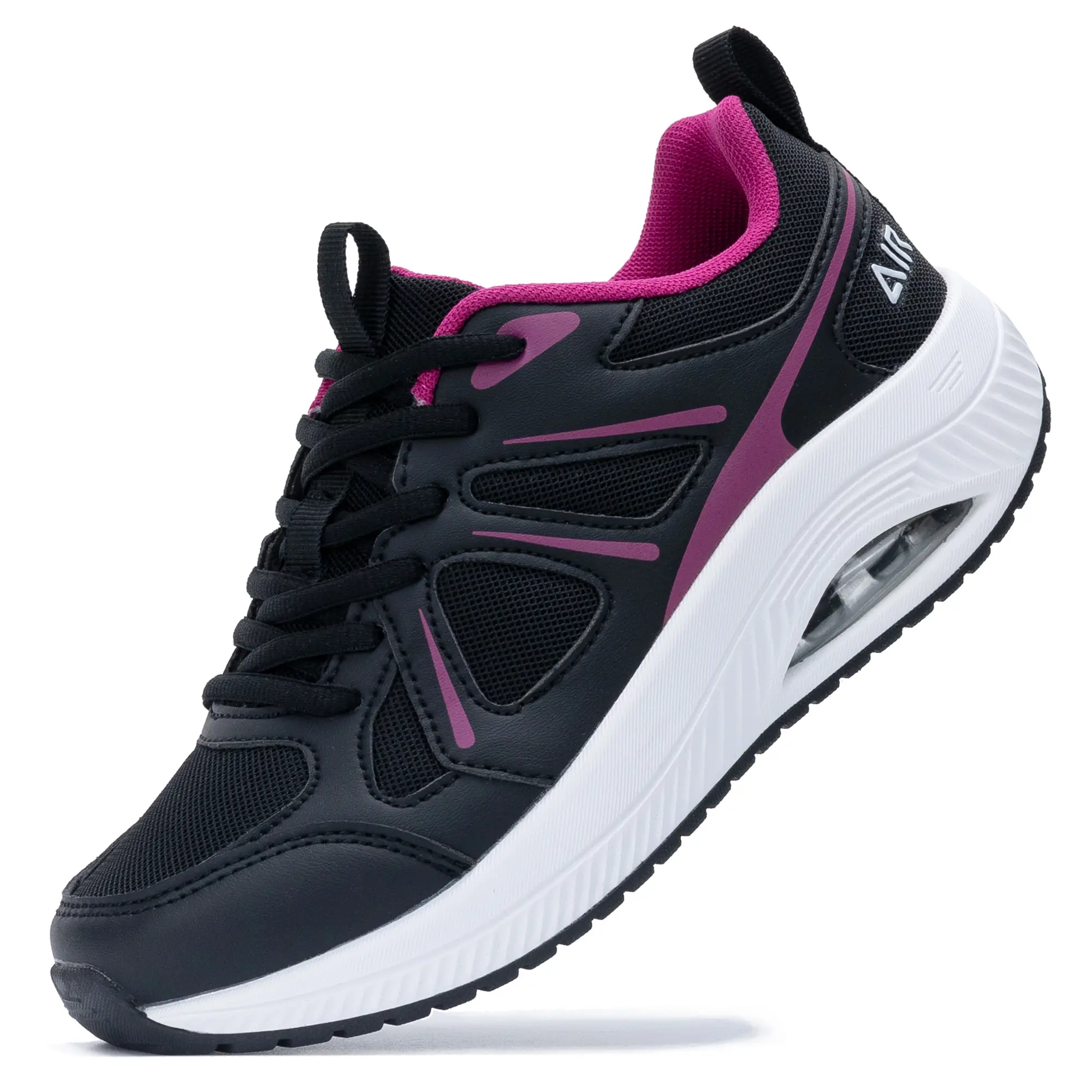 AOV Arch Support Sneakers for Women Wide Width Walking Shoes Cushioned Tennis Breathable Upper Footwear