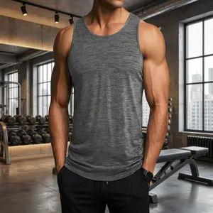 Men's Quick Dry Tank Tops - Sleeveless Athletic Gym Muscle Shirts for Workout Bodybuilding, Breathable Performance Tee Shirt, Comfortable Moisture Wicking Activewear for Training Sports Fitness