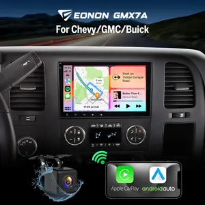 EONON 8" Android 13/14 Car Stereo, Car Radio for Chevy, GMC, Buick, Silverado, Sierra, Suburban, Tahoe, Impala, Avalanche, Traverse, Acadia, Yukon, Wireless CarPlay & Android Auto, 4GB RAM, 64GB ROM, Bluetooth, SWC, Backup Camera - GMX7A & GMX6S PRO