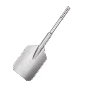 1PC SDS MAX Clay Spade Scoop Square Flat Shovel Chisel Bit for Jack Hammer Drill, for Gardening Landscaping Concrete Brick Sand Stone