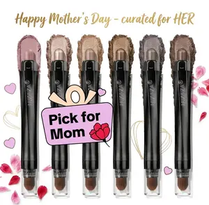 LUXAZA 6PCS / 10PCS Eyeshadow Stick,Shimmer And Matte Brown Metallic Cream Eyeshadow Pencil Crayon with Smudge-proof & Waterproof, Eye Brightener Stick Cream Eyeshadow Stick Set Makeup Cosmetic Christmas gifts #SummerVibes #Summervibes