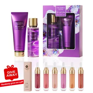 Blue Wind Chime Series,Body Care Gift Set - Hydrating Lotion & Fragrance Mist for Dry Winter Skin Perfect Thanks Giving Day &Christmas Surprise Daily Hydration, Fruit and Flower Fragrance Body Spray