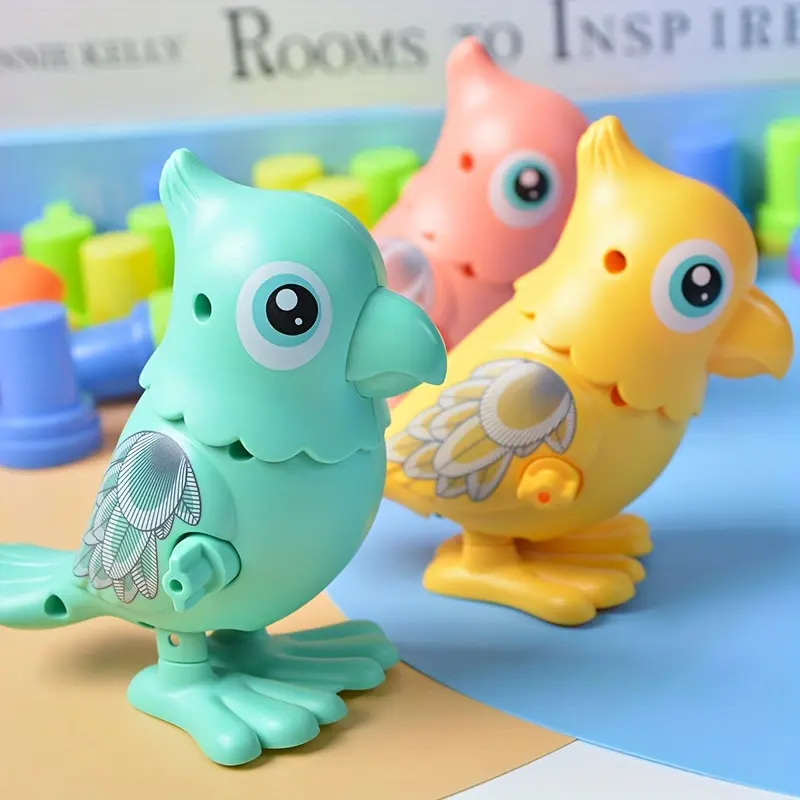 Spring Toys Can Jump Small Animals, Can Be Springed Up, Parrots Can Jump, And They Come In A Variety Of Bright Colors. They Are Interesting And Beautiful Gifts