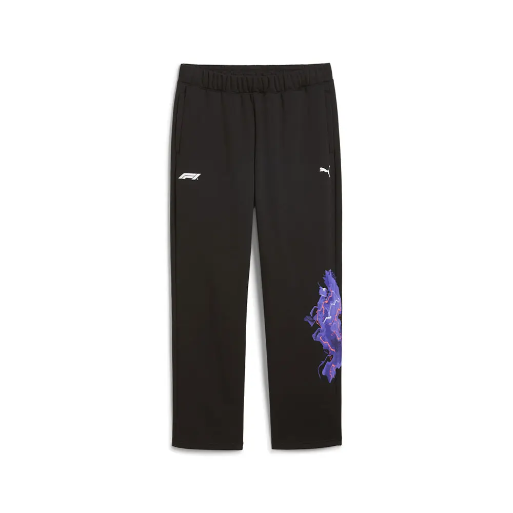 PUMA Mens F1 Neon Energy Graphic Sweatpants Casual - Black