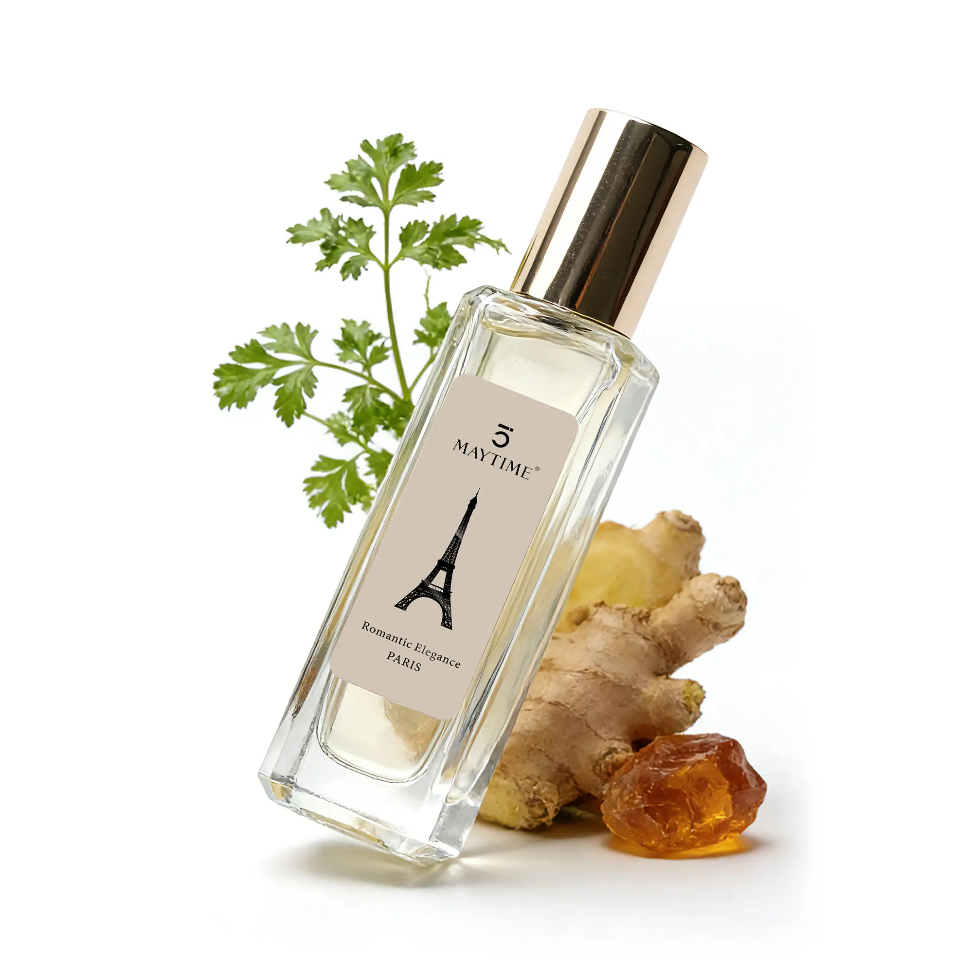 Maytime Paris Scented Journeys Unisex Fragrance (30ml) – Romantic Elegance, Long-Lasting Eau de Parfum, Mini Travel Size, Grapefruit Ginger & Amber, Spicy Woody Fragrance, Perfect for Dates & Romantic Nights