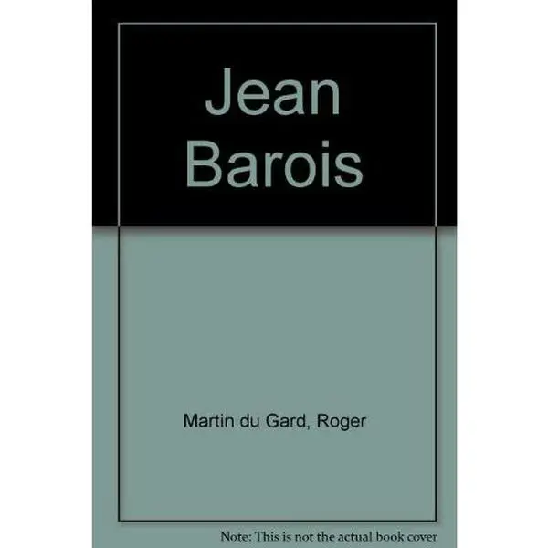 USED Book - Jean Barois by Roger Martin du Gard (Paperback) - english