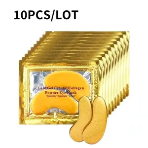 24K Gold Collagen Eye Mask, Brightening Eye Masks, 10 Pairs Moisturizing Under-Eye Patches, Hydrogel Eye Patch, Eye Care Product for Women and Men, Professional Eye Treatment #TOP PICKS