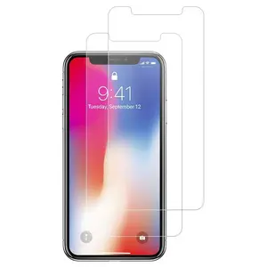 2x Tempered Glass 9H Hard Clear Screen Protector Guard [Scratch/Crack Saver] for Apple iPhone 12 Mini (2020, 5.4" Model)