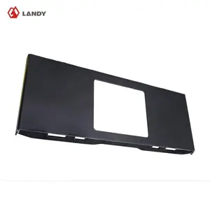 48" Universal Skid Steer Weld-on Mount Plate - 1/4" Steel Quick Tach Adapter for DIY Attachments - Fits Standard Quick Tach Systems