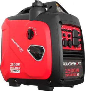 (Storm-Ready)Powersmart 2500W Inverter Gas Generator ,39-Pound RV Ready Outdoor Generator, Parallel Capability, Quiet Generator for Home Use,Camping,Low Fuel Consumption,Portable,Quiet Operation,Outdoor Use, Hurricane,Emergency(HB5020 HB5020C)