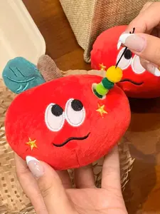 Surprise Apple Plush Toy Caterpillar Doll, Birthday Gift for Girls, Cute Valentine's Day Ring Box, Soft Stuffed Animal, Soft And Cuddly