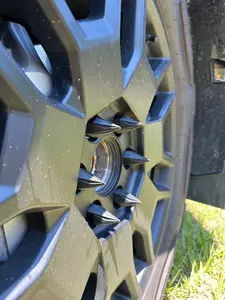 Tesla Cybertruck Spikey Lug Nut Cover Set of 24 (6 Per Cybertruck Wheel) | Tesla Cybertruck Lug Nut Caps | Tesla Cybertruck Lug Nut Set