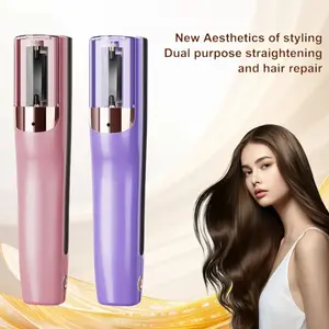 Professional Beauty Tool - Cordless Split End Trimmer, Suitable for Damaged, Dry, Fragile, Curly, Straight Hair, Portable USB Charging