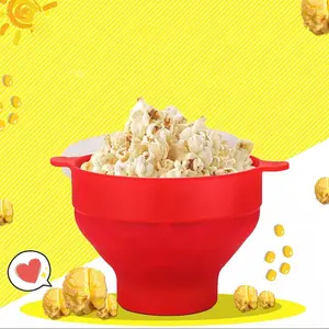 2 pieces / 1 piece microwave oven rice flower bowl / rice flower machine, PVC material quality, fast rice flower, silicone heating wind rice flower bowl, foldable, for home use, foldable Silk bowl, microwave furnace bomb rice flower table, DIY bomb rice f