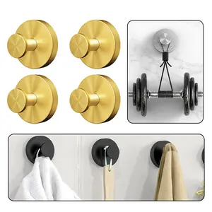 Stainless steel suction hook, suitable for waterproof shower areas—no drilling required. Stainless steel towel hook suitable for bathroom walls, kitchens, glass, mirrors, tiles—ideal for hanging towels, robes, and bath mats， adhesive frame， rotating