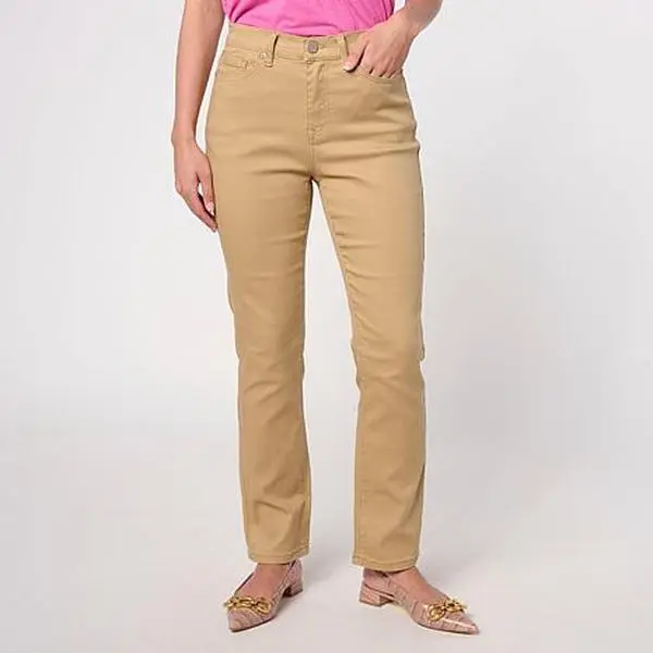 DG2 by Diane Gilman Virtual Stretch Denim Straight Leg Jean