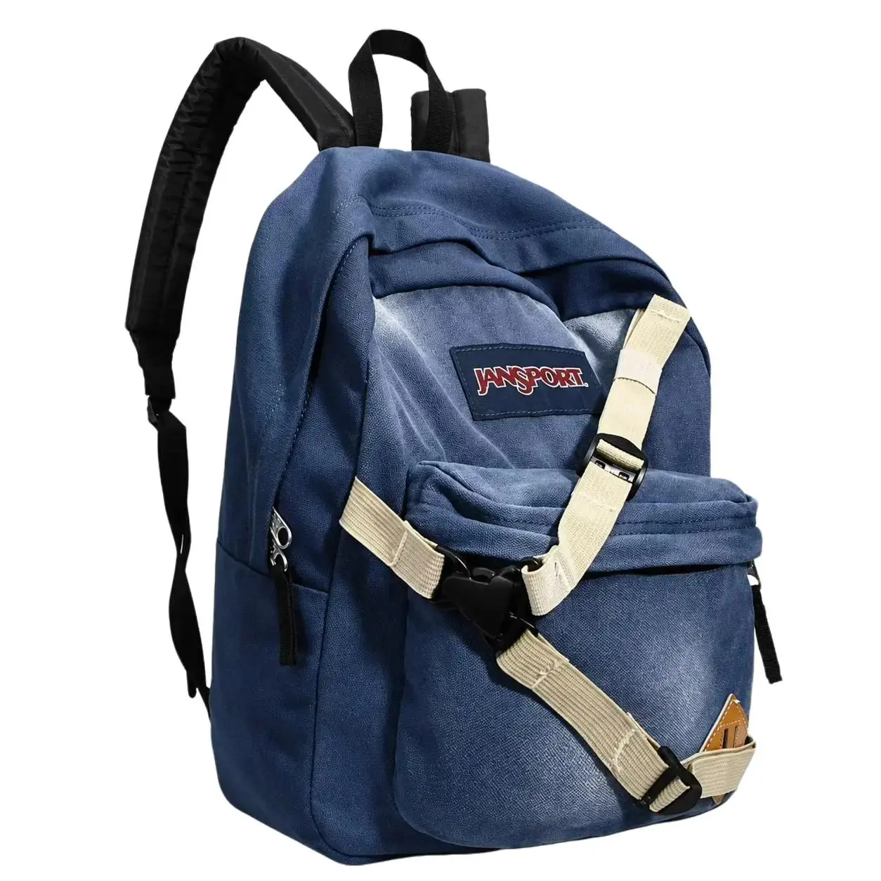 Jansport Spider-Man Denim Zipper Unisex Casual Backpack - Andrew Garfield Themed, 40x30cm, Travel Laptop Bag for Birthday Gift