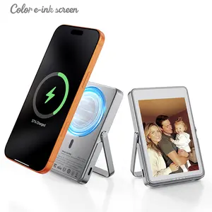 Color E-ink Screen Dakomoda Power Bank 5000mAh Magnetic Wireless Fast Charger for iPhone 17/16/15/14/13/12 Series Personalized Gifts Ultra Compact Four-color Ink Screen Teen Girl Anniversary Mens Cute Device Smartphone Bluetooth fathersdaygift