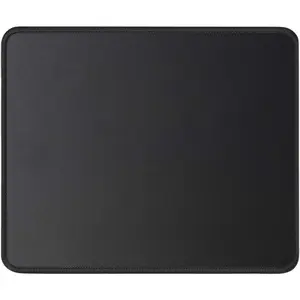 Pad with Non-Slip Rubber Base, -Textured & Washable Computer Mousepad with Stitched Edges,  Pads for Computers, Laptop, Gaming, Office & Home, 10.2 x 8.3 in, Black