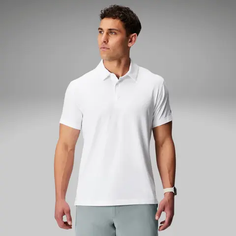 Fabletics Men's The 24-7 Polo - Breathable and Soft Cotton Fabric shirts  men