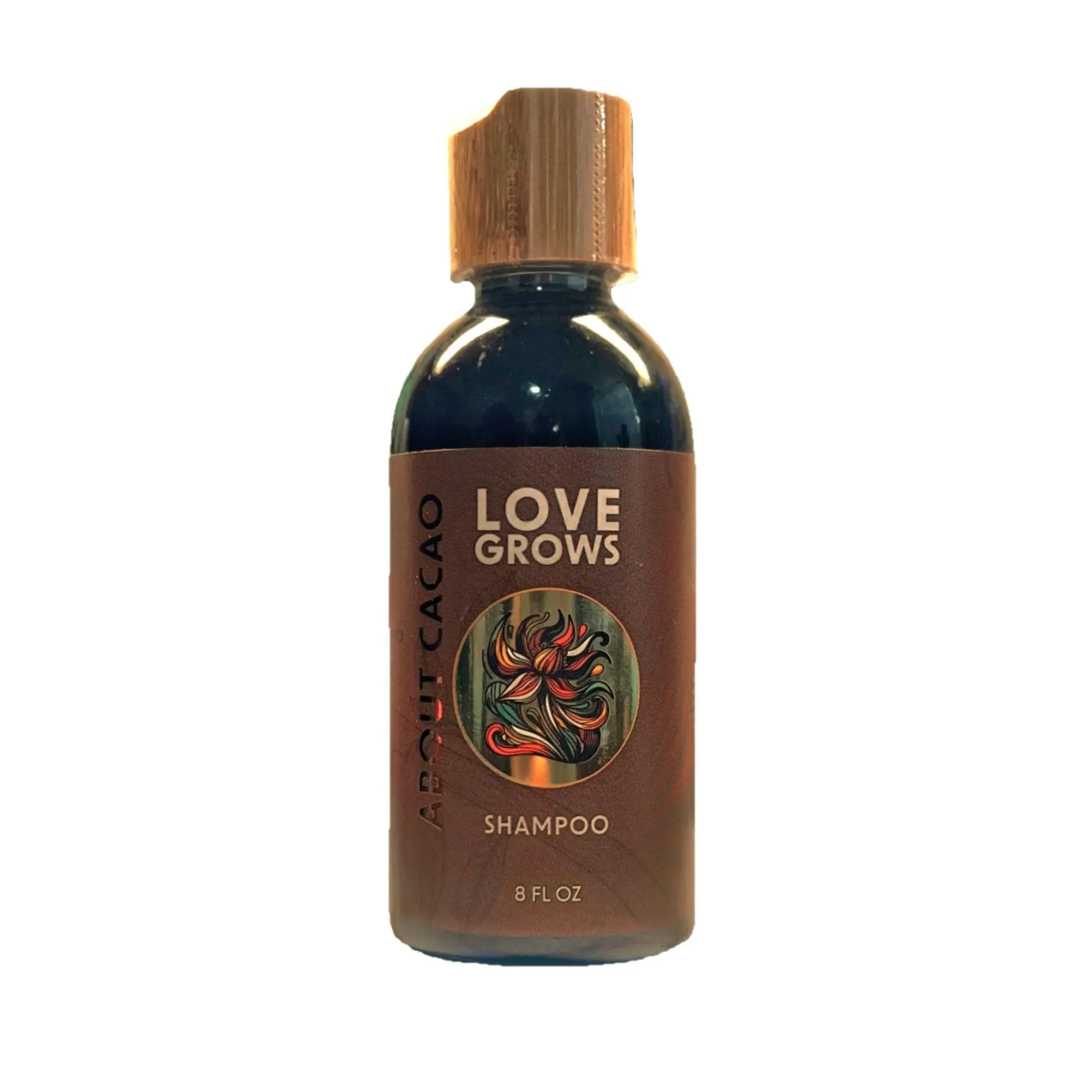 AboutCacao Love Grows Hair Shampoo with Cacao, Coffee, and Biotin 8 fl. oz.