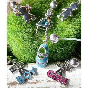 2" Bioflex Pregnancy Belly Ring It's a Boy/Girl Maternity Navel Naval