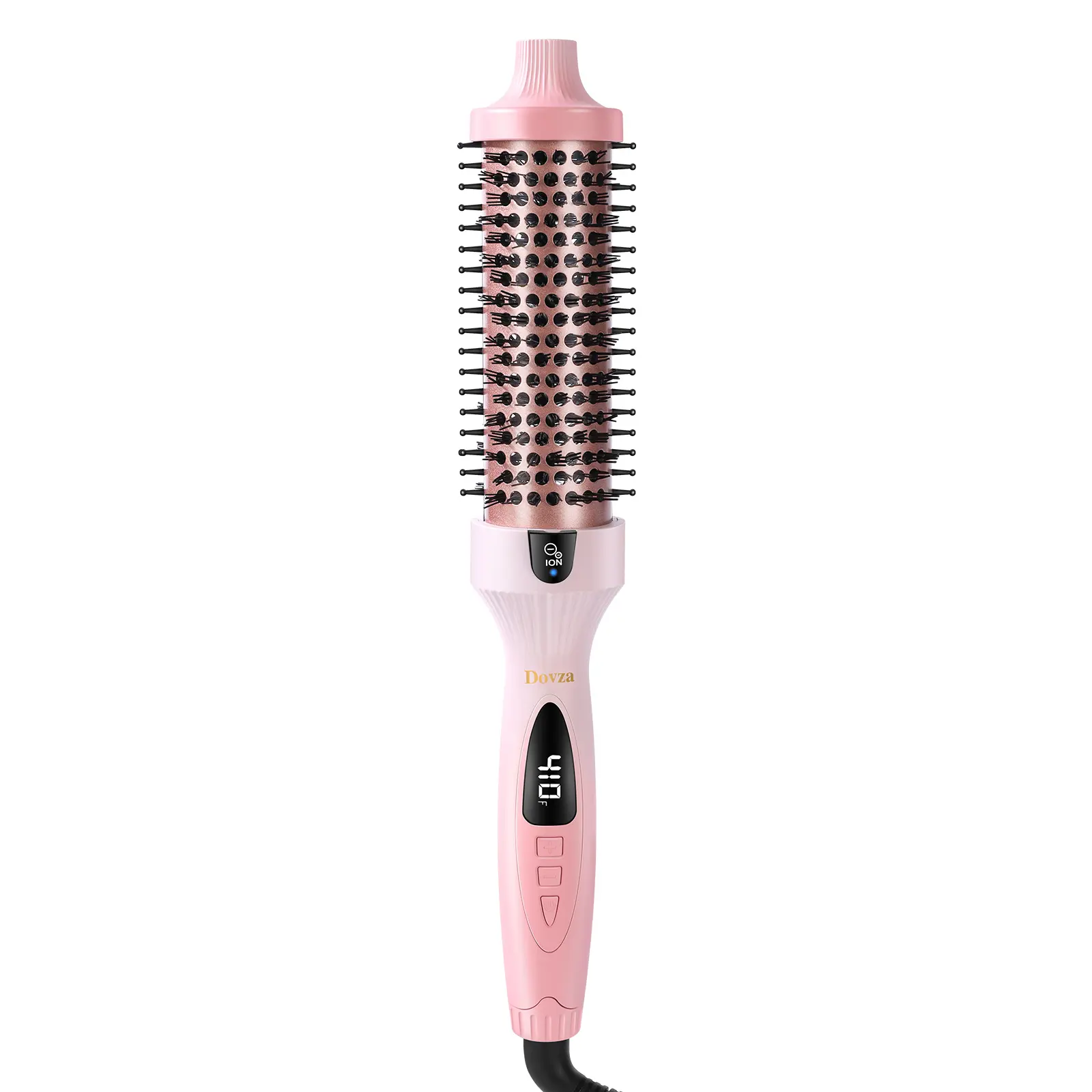 Dovza Enhanced Negative Ion Hot ,11/2 inch, with LED Display, Adjustable Temperature, Suitable for Various Hair Types, 120-240V Universal Voltage, Anti-Roll Function, Dual Ceramic PTC Heating Technology