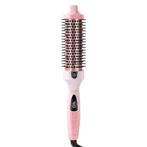 Dovza Enhanced Negative Ion Hot ,11/2 inch, with LED Display, Adjustable Temperature, Suitable for Various Hair Types, 120-240V Universal Voltage, Anti-Roll Function, Dual Ceramic PTC Heating Technology