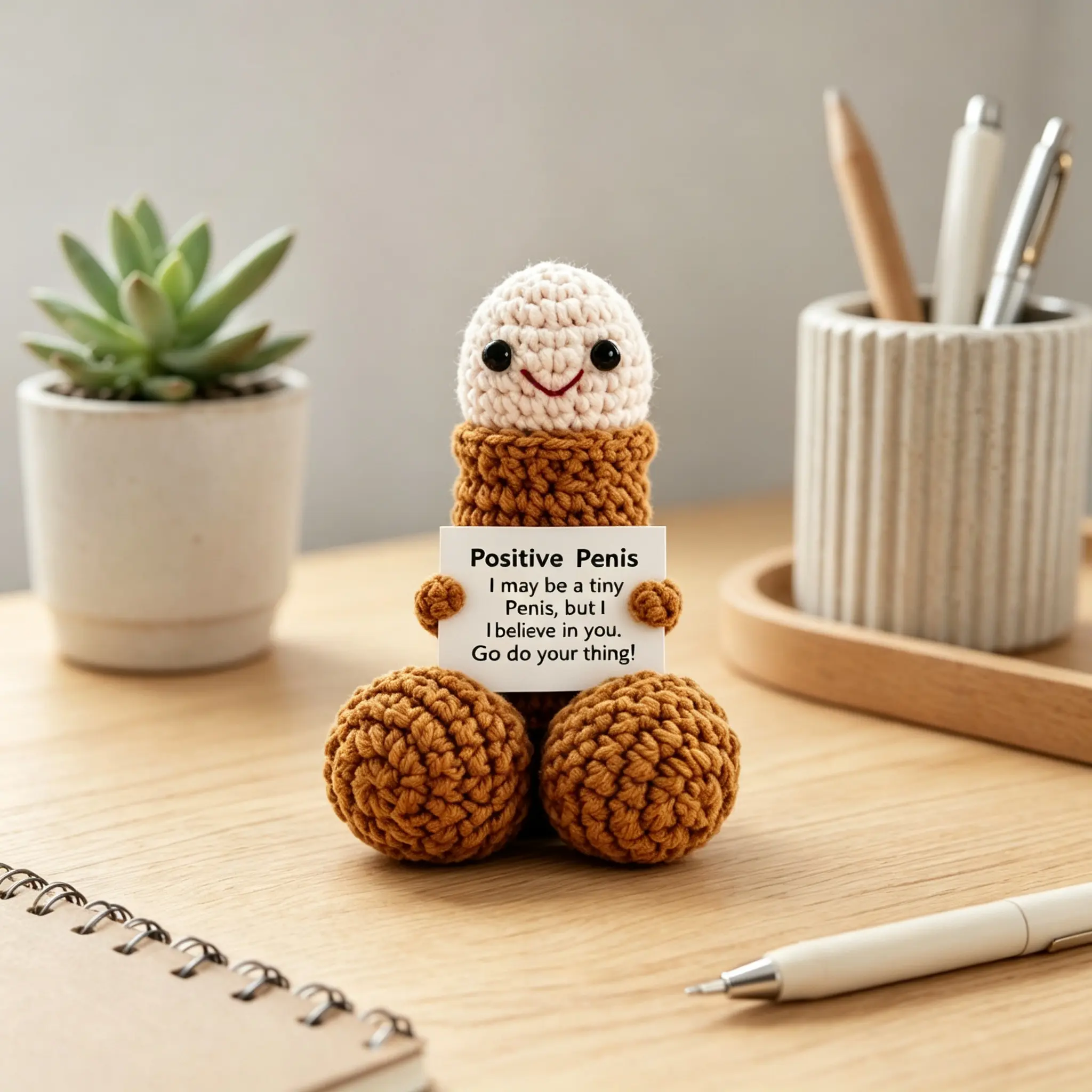Novelty Hand Tool Set - Hardware Hand Tool Kit withHandmade Craft Soft Yarn Funny Positive Crochet Doll,Emotional Support Desk Buddy Gag Gift for BacheloretteBirthday, Girlfriend with Lighthearted Uplifting Message, Gifts For Girlfriend, Gf Gift
