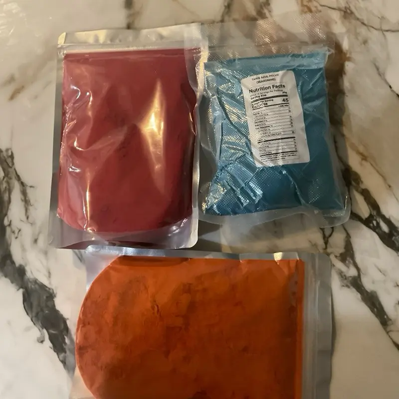 seasonings Spice Spicy powder flaming hot , chipotle spicy , azul takis