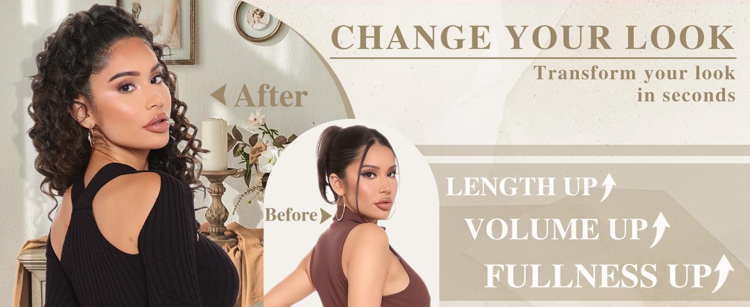 AISI HAIR Drawstring Ponytail Extension for Black Women Synthetic Clip in Ponytail Extension Long Curly Wavy Hairpieces for Daily Use Wavy AISI HAIR Drawstring Ponytail Extension for Black Women Synthetic Clip in Ponytail Extension Long Curly Wavy Hairpieces for Daily Use Wavy