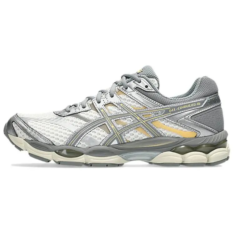 ASICS GEL Cumulus 16 Cushioning Casual Running Shoes Unisex Gray Classic Versatile Cushioned Grey 1203A733-101