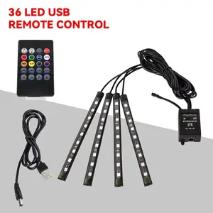 RGB LED Car Interior Lights Footwell - App + Remote Car Comforts For You